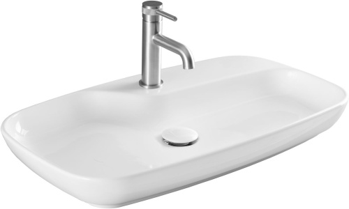 Раковина керамическая Allen Brau Liberty 4.32011.20 70х43 накладная цвет белый 1 отверстие под смеситель Раковина керамическая Allen Brau Liberty 4.32011.20 70х43 накладная цвет белый 1 отверстие под смеситель