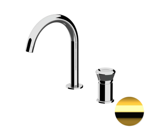 Смеситель Remer Element ET57DO на раковину золото