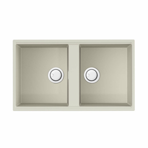 Раковина Omoikiri Kitagawa 84 см 4993809 встраиваемая цвет белый