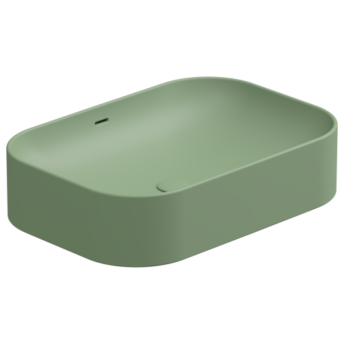 Раковина GSG Ceramic Design Easy 60см EALAVTP60031 накладная цвет зеленый