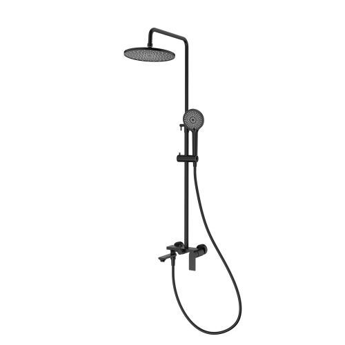 Душевая стойка Splenka S05.24.06 настенная цвет черный