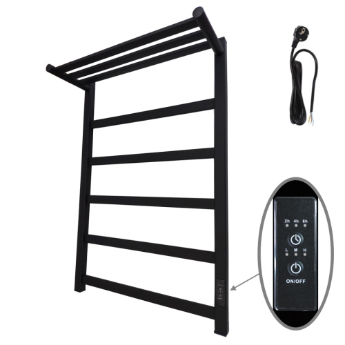 Полотенцесушитель Маргроид Вид 81-10 профильный 8110p-8050-1083-9005R 53х81 электрический черный матовый