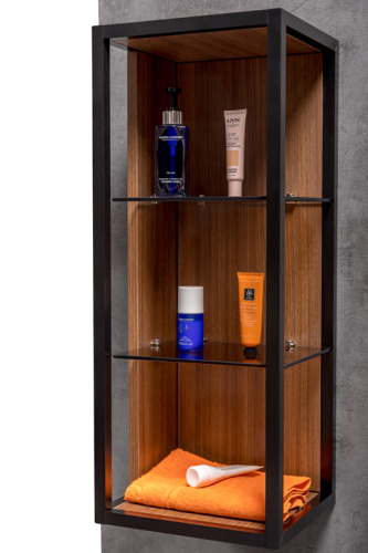 Шкаф-пенал Armadi Art Loft 895-D 30х26х75 подвесной цвет коричневый