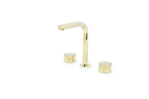 Смеситель Boheme Prestige 152-G-PR на столешницу золото