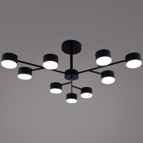 Люстра на штанге Reluce 03726-0.3-09 BK GX53
