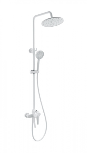 Душевая стойка Wonzon & Woghand WW-B2168-A-MW настенная цвет белый