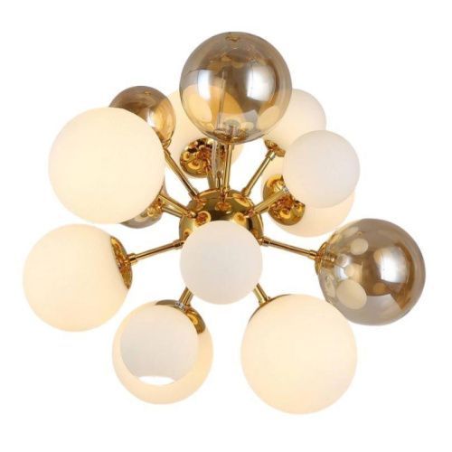 Люстра подвесная Lumina Deco Galaksida (Галаксида) LDP 8565-10/16 GD+TEA