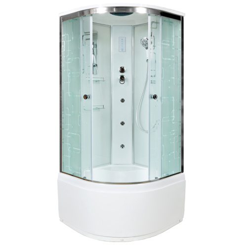 Душевая кабина AvaCan EM4590GM+EL 90х90 четверть круга