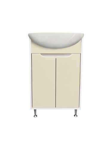 Тумба под раковину Runo Эконова 00-00004659 60х30 напольная цвет белый