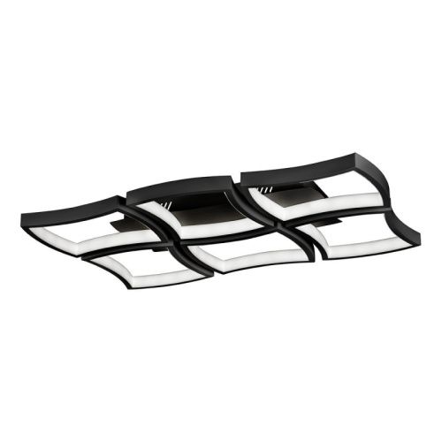 Люстра потолочная iLedex Roomy (Роомы) 8196-6-X-T BK