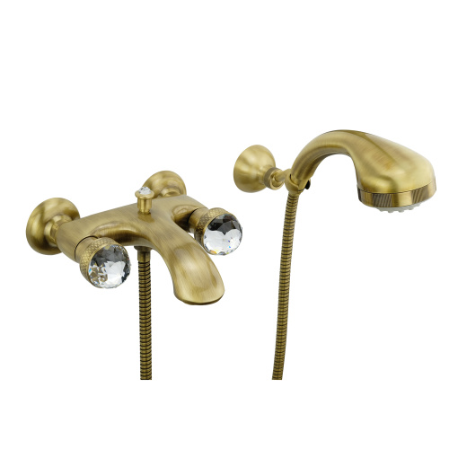 Смеситель для ванной Migliore AXO SWAROVSKI 18476 настенный бронза