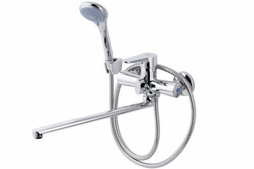 Смеситель для ванны и душа FAUZT FZs-240-B101 настенный хром