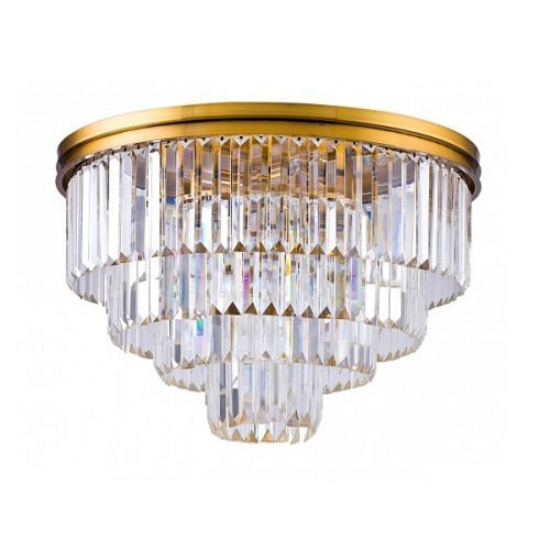 Люстра потолочная Delight Collection 1920s Odeon (1920с Одеон) 9513C/600R gold/clear