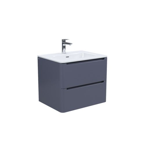 Тумба с раковиной IDDIS Edifice EDI60D0i95K 60х47х50 подвесная цвет темно-серый