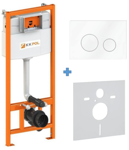 Инсталляция + кнопка смыва KK POL Standard 350/ZPW/425-103-S0