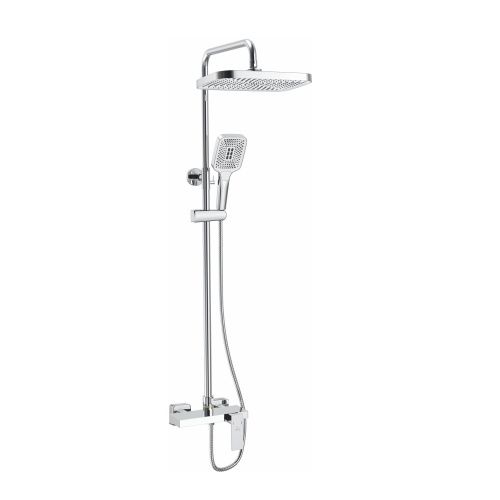 Душевая стойка Rose R1836-6 настенная цвет хром