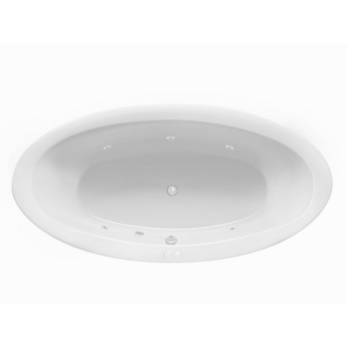 Ванна акриловая гидромассажная Excellent LUMINA WAEX.LUM19.SOFT.WH 190х95 отдельностоящая овальная с каркасом