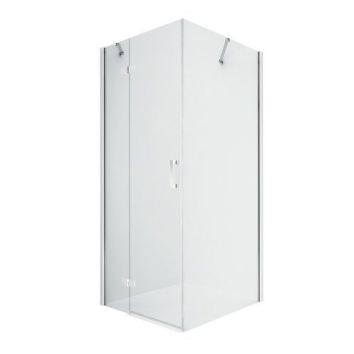 Душевой уголок New Trendy NEW RENOMA Chrome D-0113A/D-0084B 90х90 стекло прозрачное профиль хром без поддона