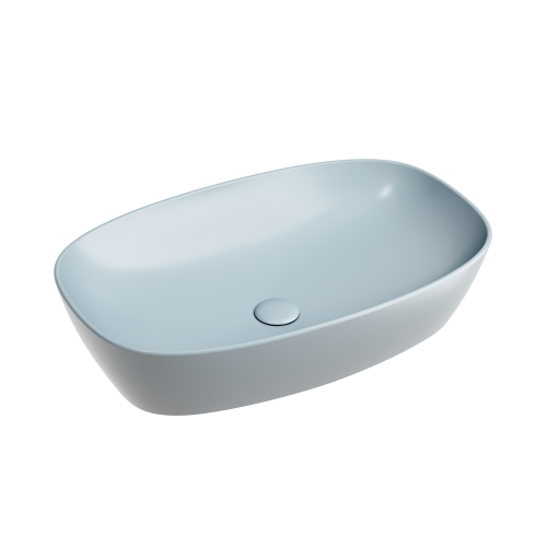 Раковина Ceramica Nova ELEMENT 60 см CN6049MHL накладная цвет серо-голубой матовый