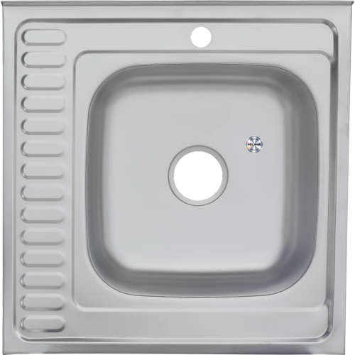 Кухонная мойка Melana 097R 60x60 цвет хром