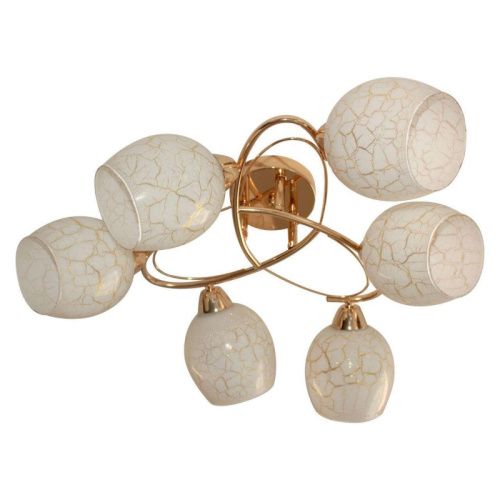Люстра потолочная Toplight Janelle Gold (Джанелле Голд) TL7440X-06FG