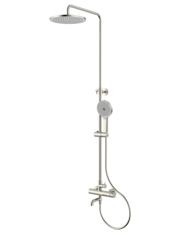 Душевая стойка Wonzon & Woghand Onyx WW-816067-BN настенная цвет никель