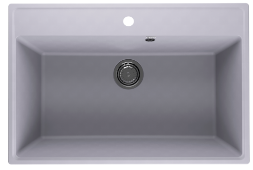 Кухонная мойка Ulgran Quartz Forte 760-05 76х51 цвет бетон