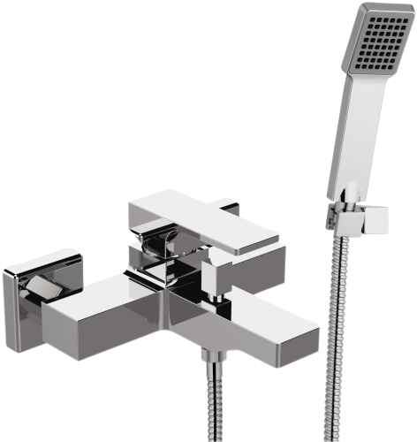 Смеситель для ванны Remer Absolute AU02 настенный хром