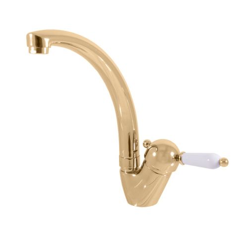 Смеситель для кухни RavSlezak Labe L506.5/3Z на мойку золото