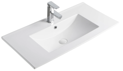 Раковина Gid Integrado 81 см NYJ803-80 (71111) встраиваемая цвет белый