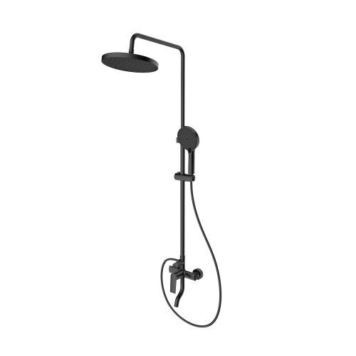 Душевая стойка Splenka S50.24.06 настенная цвет черный