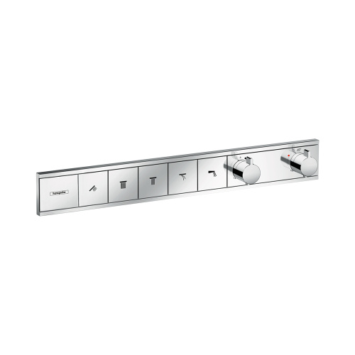 Смеситель Hansgrohe 15384000 настенный встраиваемый хром с термостатом