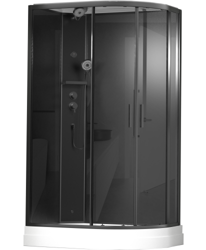 Душевая кабина Timo Premium ILMA902LB-roof-902L-T-STILMA-T-CH/C 120х80 асимметричная без крыши Душевая кабина Timo Premium ILMA902LB-roof-902L-T-STILMA-T-CH/C 120х80 асимметричная без крыши