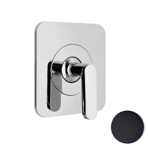 Смеситель для ванны и душа Webert Living LV880101560 встраиваемый в стену черный