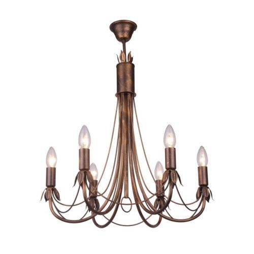 Люстра подвесная Toplight Lucinda (Луцинда) TL7350D-06BR