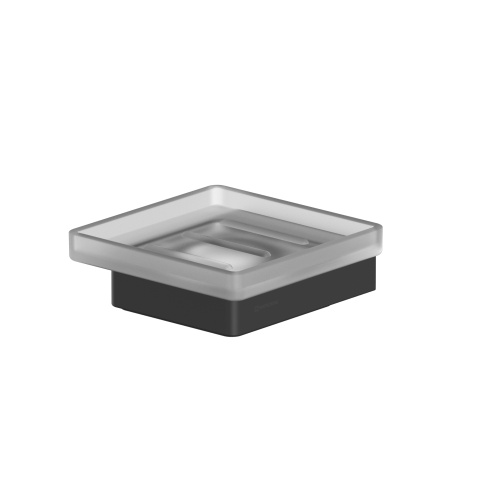 Мыльница Whitecross Cubo black CU2420BL
