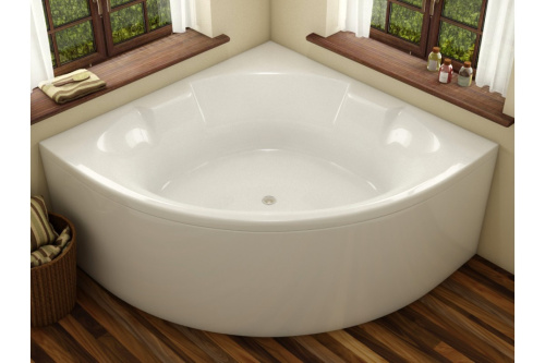 Ванна акриловая Vayer Beta Гл000006820 140х140 пристенная четверть круга