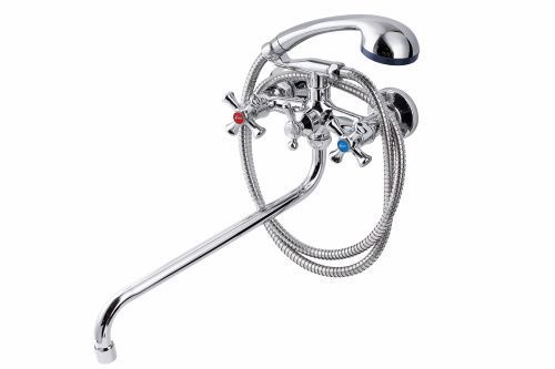 Смеситель для ванны и душа FAUZT FZs-428-07 настенный хром