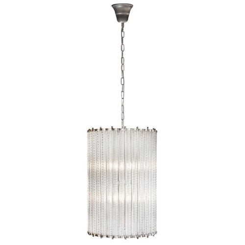 Люстра подвесная iLamp Manhattan (Манхаттан) MD0266-6 Silver