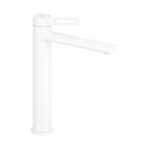 Смеситель Wellsee ICON! for life 182305000 на раковину/столешницу белый матовый