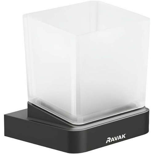 Стакан Ravak 10° black X07P557