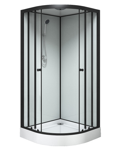 Душевая кабина Loranto NEO CS-22109 90х90 четверть круга с крышей