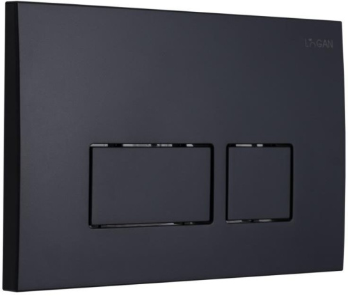 Клавиша смыва механическая Logan Space 00297680 цвет черный матовый