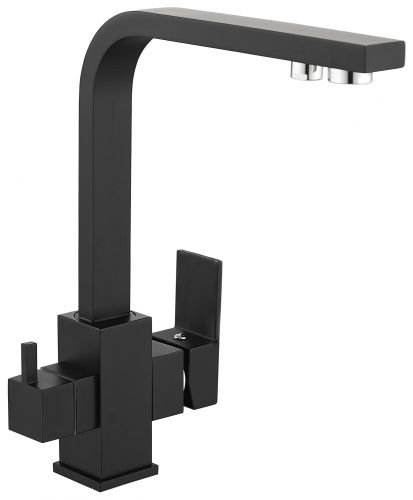 Смеситель для кухни Savol S-L1807H на столешницу черный