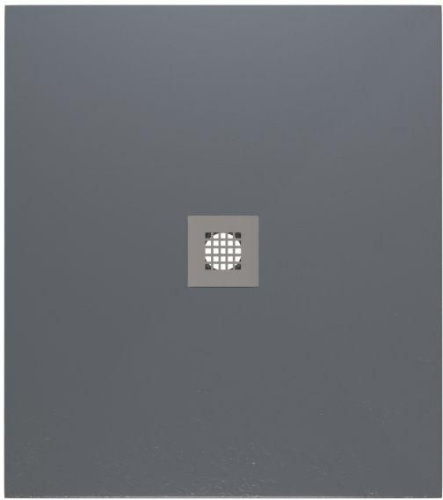 Душевой поддон Allen Brau Priority 8.31005-BGM 100х100 искусственный камень синий/серый