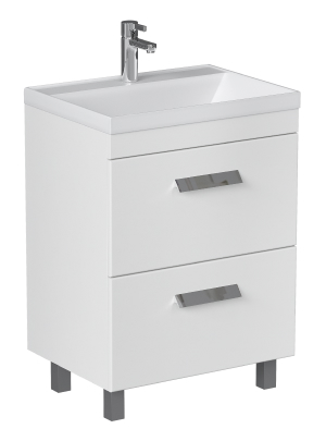Тумба под раковину Velvex ORLANDO tnORL.60-211 60х45х80 напольная цвет белый
