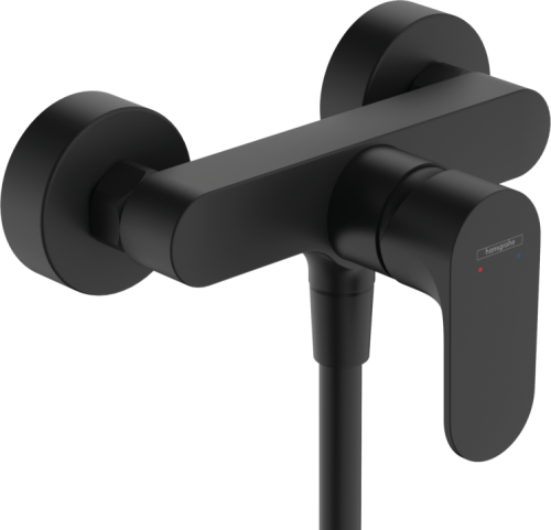 Смеситель Hansgrohe Rebris S 72643670 настенный черный матовый