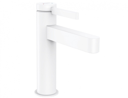 Смеситель Hansgrohe 76023700 на раковину/столешницу белый матовый без термостата