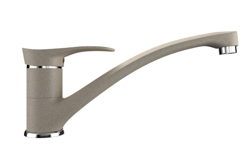 Смеситель для кухни Ulgran Classic U-003-328 на раковину бежевый без термостата