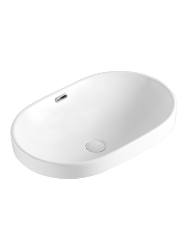 Раковина Orange 60 см B05-600W встраиваемая цвет белый глянцевый